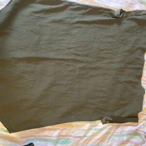 Olive Green Sleeveless Top